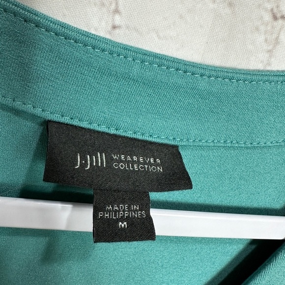 J.JILL Wearever A-LINE Shift SHIRT knit DRESS sz M, GUC - Picture 2 of 5